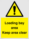 loading-bay-area-keep-area-clear-sign~